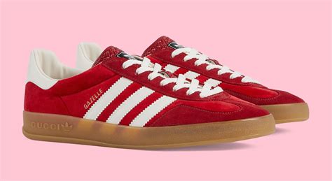 gazelle gucci adidas red|Adidas Gucci 2024.